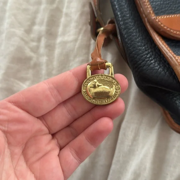 Dooney & Bourke Navy Leather Crossbody Bag - Picture 6 of 13